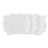 Novibaby 5'li Bebek Atlet Body Zıbın Çıtçıtlı Ekru 100% Pamuk