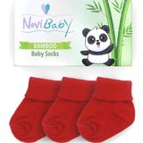 Novibaby Bambu Rudy 0-6 Ay 3'lü Yenidoğan Bebek Çorabı