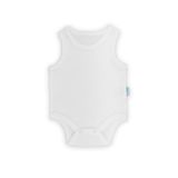 Novibaby Bebek Atlet Body Zıbın Çıtçıtlı Ekru 100% Pamuk (Beyaz, 18-24 Ay)