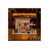 NoviHobby 3D Puzzle Ahşap Minyatür Maket Kiti DIY Kendin Yap Led Işıklandırmalı Maket Ev
