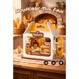 NoviHobby Mini Fırın 3D Puzzle Ahşap Minyatür Maket Kiti DIY Kendin Yap