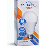 Novis Liora LED Ampul 15 Watt Beyaz Işık 6500K Yüksek Lümen E27 Duy Enerji Tasarruflu
