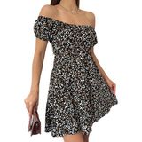 Novis Liora Madonna Yaka Leopar Desenli Elbise - 110 cm - 0-Gri