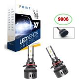 Novis Liora X7 Premium LED Xenon 9006/HB4 Mini Slim Şimşek Etkili Garantili Beyaz