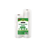 Novisan 1 Adet 20cmx5 Mt + 1 Adet 25cmx5 Mt Toplam 10 Metre Vakum Bobini Tırtıklı Ev Tipi Vakum Poşeti