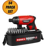 Novélune Akülü Vidalama: Şarjlı Tornavida 3.6V 1.5AH 210RPM Li-Ion 54 Parça Hobi Set