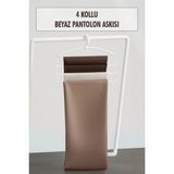 Novélune Askılık: Beyaz Pantolon Askısı & Dolap Düzenleyici