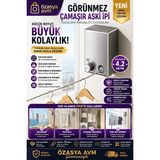 Novélune Çamaşır Kurutmalık: Çelik Halatlı Çamaşır Teli, 4.2 Metre Uzunlukta Dayanıklı
