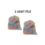 Novélune Çamaşır Kurutmalık: Iki Adet Çamaşır Makinesi Filesi, Perde ve Tül Yıkama Için Uygun