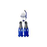 Novélune Dalış Aksesuarı: Glıde Unı Gre/bl Snorkel ve Maske Seti - Tek Renk, 37-38 Numara