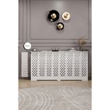 Novélune Dresuar: Modern Petek Kaplama Radyatör Kapatma Ünitesi Mdf Panel 160 cm
