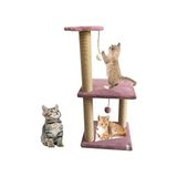 Novélune Kedi Tırmalaması: Mega Boy Step Gül Kurusu Renkli Kedi Tırmalama Tahtası