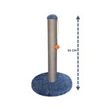 Novélune Kedi Tırmalaması: Şık Keten Jut Ip Ponlu Tırmalama Tahtası, 55 cm