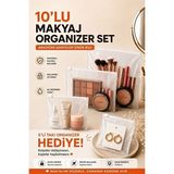 Novélune Makyaj & Takı Organizeri: Kapsamlı Makyaj ve Takı Organizer Seti, Hediye Fırsatıyla