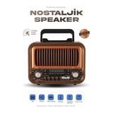 Novélune Nostaljik Radyo: Ahşap Tasarımlı Retro Radyo, Şarj Edilebilir ve Çok Fonksiyonlu