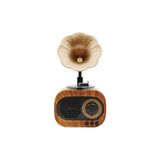 Novélune Nostaljik Radyo: Mini Nostaljik Gramafon Radyo ve Bluetooth Hoparlör