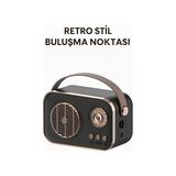 Novélune Nostaljik Radyo: Mini Retro Bluetooth Hoparlör ile Renkli Ses Deneyimi
