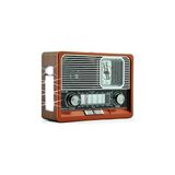 Novélune Nostaljik Radyo: Nostaljik Ahşap Görünümlü Radyo, Bluetooth ve Çok Fonksiyonlu Tasarım