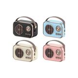 Novélune Nostaljik Radyo: Retro Tasarımlı Mini Bluetooth Hoparlör, Renkli ve Kompakt Tasarım ile Yüks