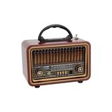 Novélune Nostaljik Radyo: Şarjlı Bluetooth ve USB Radyo, Retro Tasarım ve Hafıza Kartı Desteği