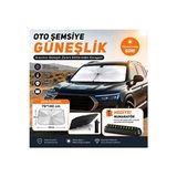 Novélune Oto Güneşlik Perde: Büyük Boy Katlanabilir Ön Cam Güneşlik Şemsiye - Araçlar Için Pratik Koruma