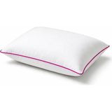 Novélune Yastık: Biyeli 50X70 cm 1100 gr Boncuk Silikon Elyaf Dolgulu Fuşya