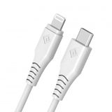 Novoo Type-C 1.2 m Beyaz IPhone Lightning Hızlı Şarj Kablosu