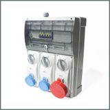 Novsen Ip66 Kombinasyon Panosu 2ad. 3x16a, 1ad. 5x32a Kilitli Priz