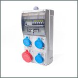 Novsen IP66 Kombinasyon Panosu 3 Ad 3X16A, 1 Ad 5X32A