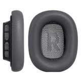 Novstrap Apple Airpods Max Ile Uyumlu Yedek Kulaklık Yastığı Pedi Süngeri Protein Deri Magnetic - Siyah