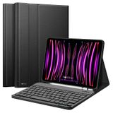 NovStrap Apple iPad Pro 11 2022 2021 2020 2 3 4 Nesil Uyumlu Bluetooth Klavyeli Kılıf Kalem Bölmeli lavanta