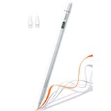 NovStrap Apple iPad Pro 11 (M4) ile Uyumlu Bluetooth Dokunmatik Tablet Kalemi BP25BL Pil Ekranlı Kısayol Tuşlu Stylus Pencil