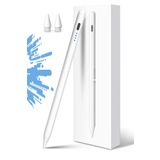 NovStrap Apple iPad Pro 12.9 inç 2/3/4/5/6 Nesil ile Uyumlu Dokunmatik Tablet Kalemi DZ900 Gen3 Stylus Pencil Avuç İçi Reddi 2 Adet Yedek Uç