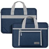 Novstrap Apple Macbook Pro 14 Inç M4/pro/max A3401 A3112 A3185 ile Uyumlu Oxford Kumaş Çanta - Lacivert