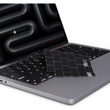 NovStrap Apple MacBook Pro 14 inç M5 Pro M5 Max A3434 A3426 A3427 ile Uyumlu Türkçe Q Siyah Klavye Koruyucu Kılıf - Tek Ebat