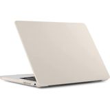 Novstrap Apple MacBook Pro M1 M2 Çip 13.3" A2338 ile Uyumlu Kılıf Cream Hard Shell Rubber Kapak - Bej - MACBOOK PRO M1 M2 13.3" (A2338)