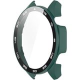 NovStrap Huawei Watch GT4 46mm ile Uyumlu Ekran Koruyucu Temperli Cam Kasa Koruyucu Sayısal Kadranlı YEŞİL KOYU