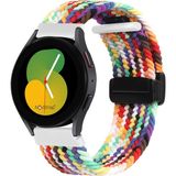 NovStrap Huawei Watch Gt6 41mm Gt4 41mm Gt5 41mm ile Uyumlu Kordon (18mm Pimli) Flexible Örgü Magnet Tokalı - (18 MM) PİMLİ - Gökkuşağı
