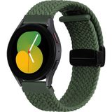 NovStrap Huawei Watch Gt6 41mm Gt4 41mm Gt5 41mm ile Uyumlu Kordon (18mm Pimli) Flexible Örgü Magnet Tokalı - (18 MM) PİMLİ - Haki