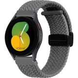 NovStrap Huawei Watch Gt6 41mm Gt4 41mm Gt5 41mm ile Uyumlu Kordon (18mm Pimli) Flexible Örgü Magnet Tokalı - (18 MM) PİMLİ - Koyu Gri