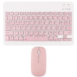 Novstrap iPad Air 11 inç Pro 11 M3/M2 Çip 2025-2024 Uyumlu Pembe Bluetooth Klavye-Mouse