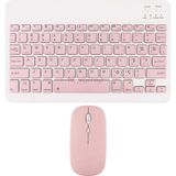 Novstrap iPad Air 13 inç Pro 13 M3/M2 Çip 2025-2024 Uyumlu Pembe Bluetooth Klavye-Mouse