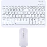 Novstrap iPad Air 1/air 2/ Pro 9.7 Inç 2015 2016 2017 2018 ile Uyumlu Bluetooth Klavye Mouse Seti - IPAD 9.7 - Beyaz