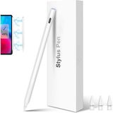 NovStrap iPad Air 4/5 Nesil 10.9 ile Uyumlu Tablet Kalemi Pencil Avuç İçi Reddi Manyetik Şarj 2xUç - Beyaz