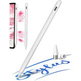 Novstrap Ipad / Ipad Mini 1 2 3 4 ile Uyumlu Dokunmatik Tablet Kalemi Gen2 Stylus Pencil FR2911 - Beyaz - IP MINI (2018 ONCESI)