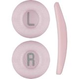 NovStrap JBL Kulaklık Pedi Süngeri 500BT 510BT 520BT 560BT 570BT 525BT 450BT 460BT JR310 ile Uyumlu - Açık Pembe