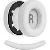 Novstrap Jbl Tune 700BT 710BT 720BT 750BTNC 760NC 770NC ile Uyumlu Yedek Kulaklık Pedi Süngeri + Kafa Bandı Seti - JBL 700 Serisi - Beyaz