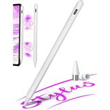 NovStrap Lenovo M11/M10 Plus/K11 M7/M8/M9/P11 Plus Pro/P12/Tab 4 ile Uyumlu Dokunmatik Tablet Kalemi Gen2 Stylus Pencil FR2911 - Beyaz - Lenovo Serisi