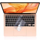 NovStrap MacBook Air M1 13 inç A2337 A1932 A2179 ile Uyumlu Klavye Koruyucu Kılıf, Türkçe Q Şeffaf, Ultra İnce Silikon Keyboard Cover