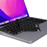 NovStrap Macbook Pro 13 inc M1 M2 A2338 A2289 A2251 ile Uyumlu Türkçe Q Siyah Klavye Koruyucu Kılıf